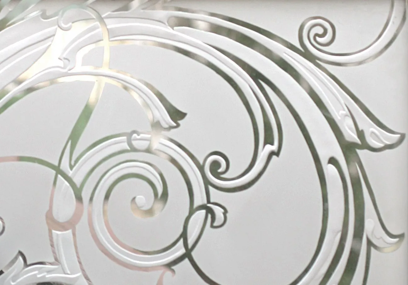 Bathroom Glass stained glass