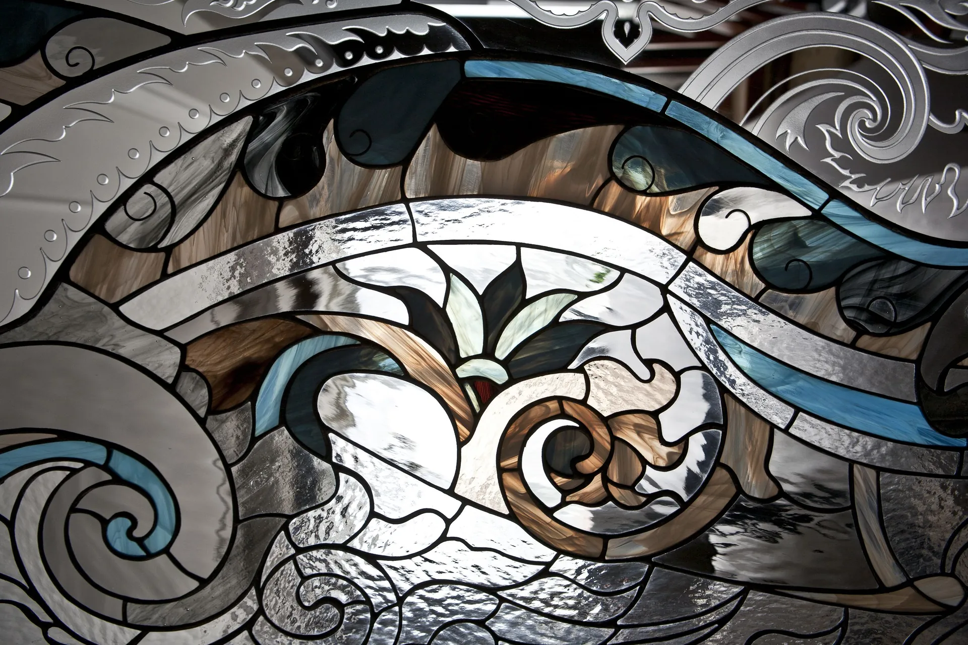 Partitions & Screens stained glass